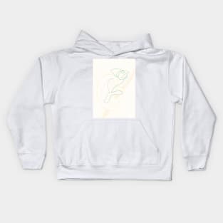 Chameleon one line Kids Hoodie